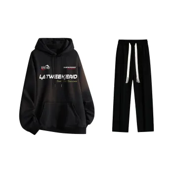 LA'T.WEEKEND Sweatshirt Set Unisex