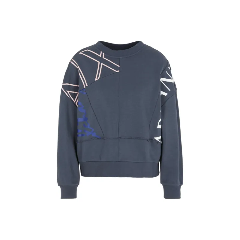 ARMANI EXCHANGE Sweatshirts Women's Gray Blue-0