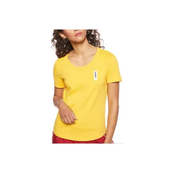 Adidas Regular T Shirt Women's Yellow