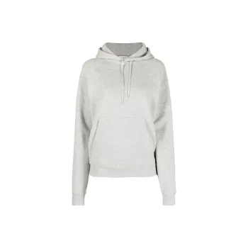 SAINT LAURENT Logo Embroidered Drawstring Hoodie