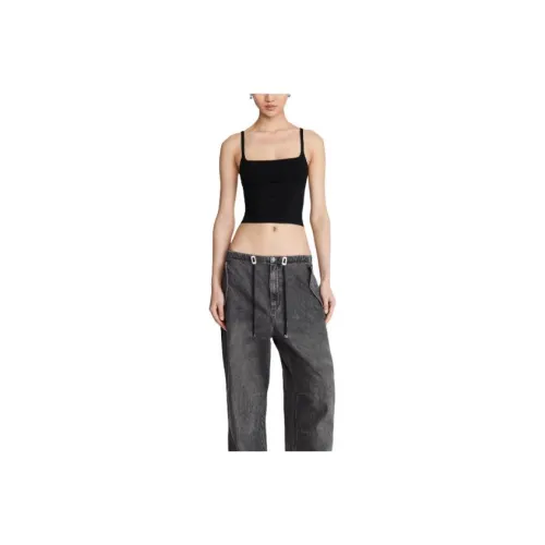 DION LEE SS24 VENTRAL COMPACT TOP Camisole Women's Black