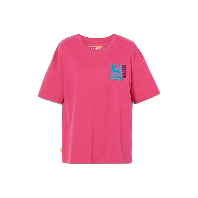 Timberland T-Shirts Women's Berry Purple-0