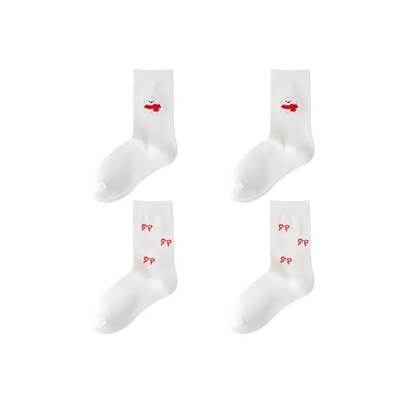 ROBINHOOD Mid Calf Socks Unisex 4 Pack-55