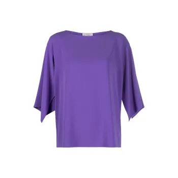 Alberto Biani Boat neck Long sleeved Blouse