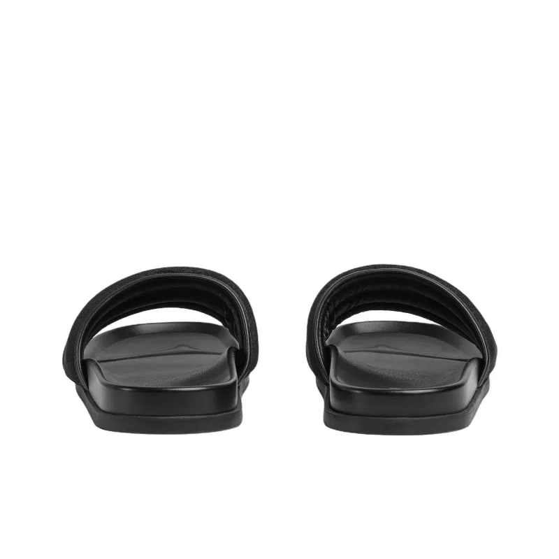 GUCCI Slide Slippers Men's Black-4