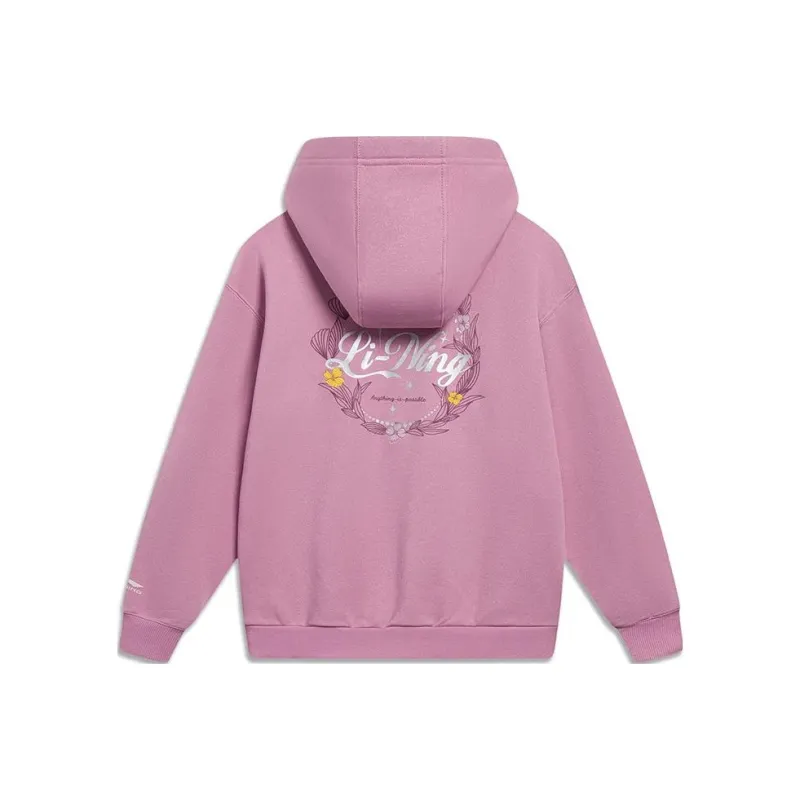 LiNing Sports Trend Series Sweatshirt Women's Light Rose Red-0