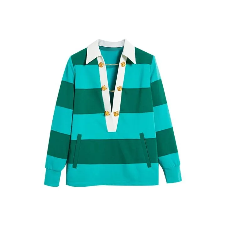 UOOYAA Sweatshirts Women's Green-0