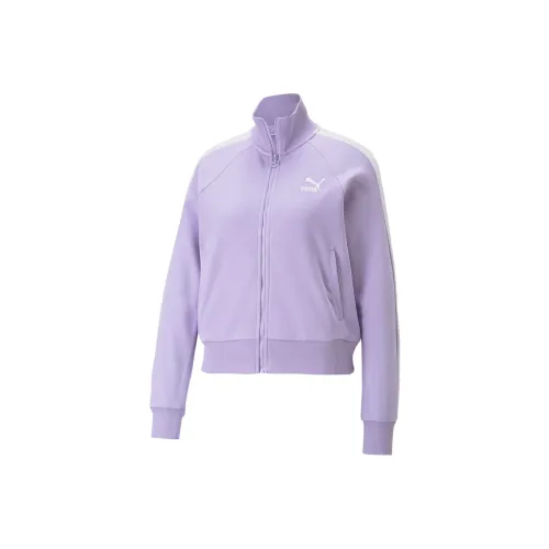 PUMA Veste De Survêtement T7 Iconic Femme Jacket Women's Purple