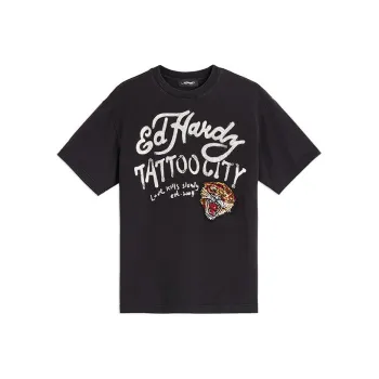 Ed Hardy SS24 T Shirt Women's Black