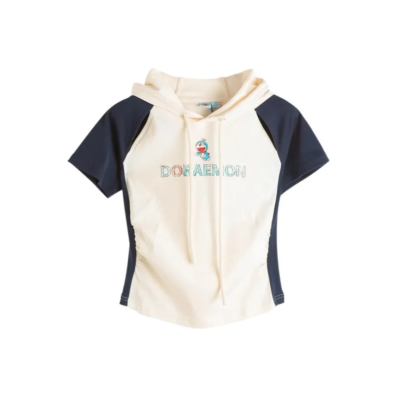 LALABOBO x Doraemon/A T Shirt Women's Ecru-0