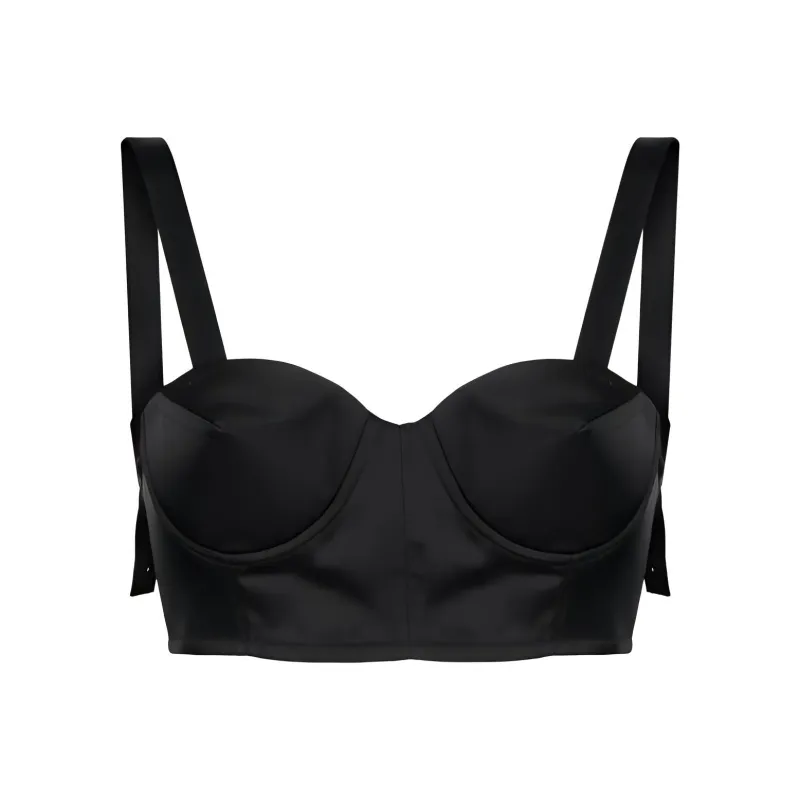 Maison Margiela Satin Balconette Bra-0