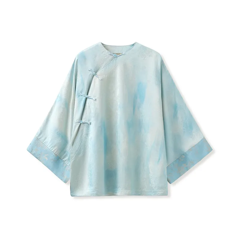 CHARM PICK Shirt Women's Light Blue-0