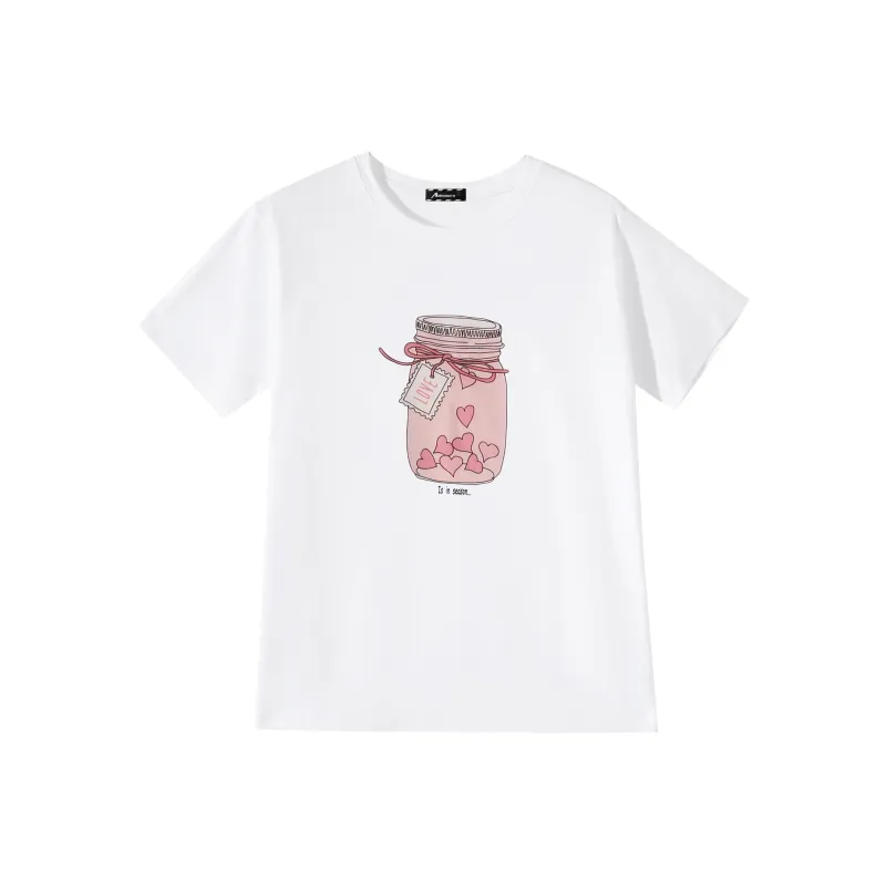 Adeworn T Shirts Women's White-0
