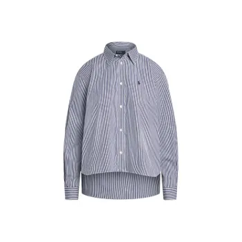 Polo Ralph Lauren Shirt Women's Blue White Stripes