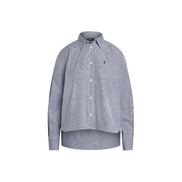 Polo Ralph Lauren Shirt Women's Blue White Stripes-0