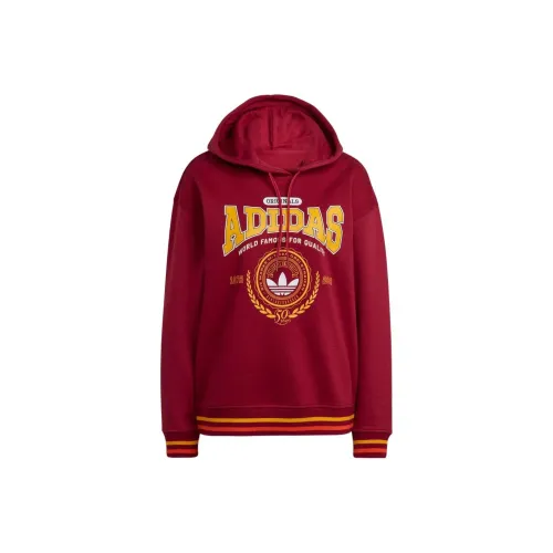 Adidas Originals ANNIVERSARY HOODIE Sweatshirts Women's Traditional Burgundy