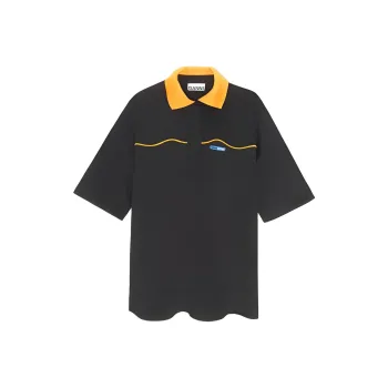 GANNI Polo Shirts Women's Black