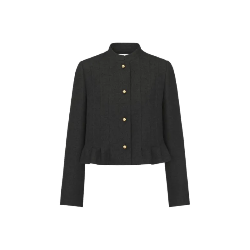 DIOR Button-Up Peplum Detailed Jacket-0