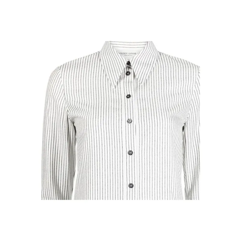 Golden Goose Journeys Striped Shirt-4