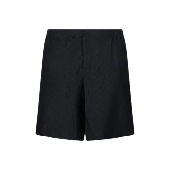 OFF WHITE Jacquard Bermuda Shorts