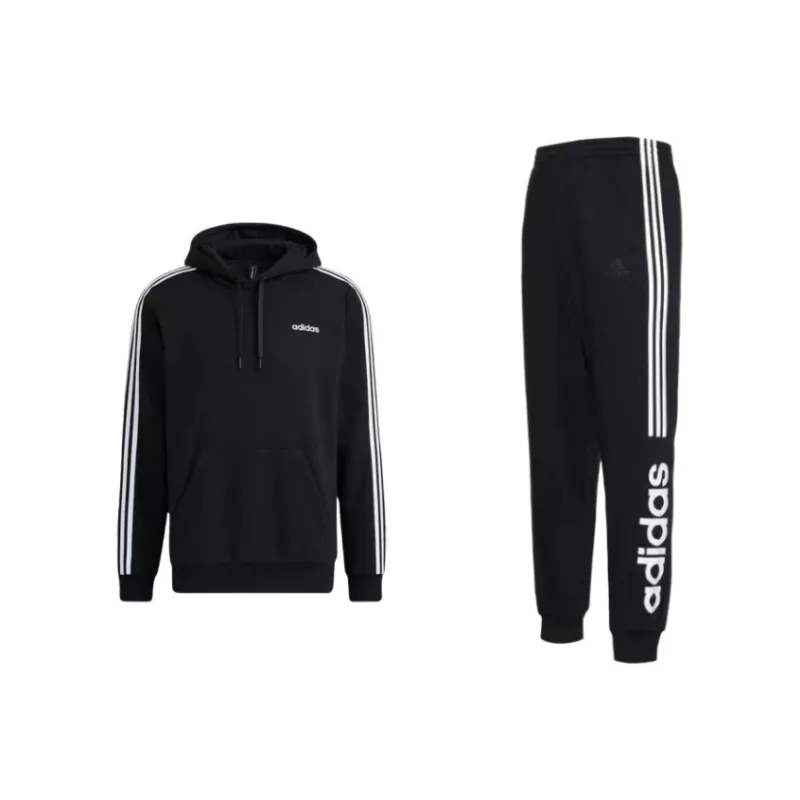 Adidas NEO Sweatshirt Set Men's Black-0