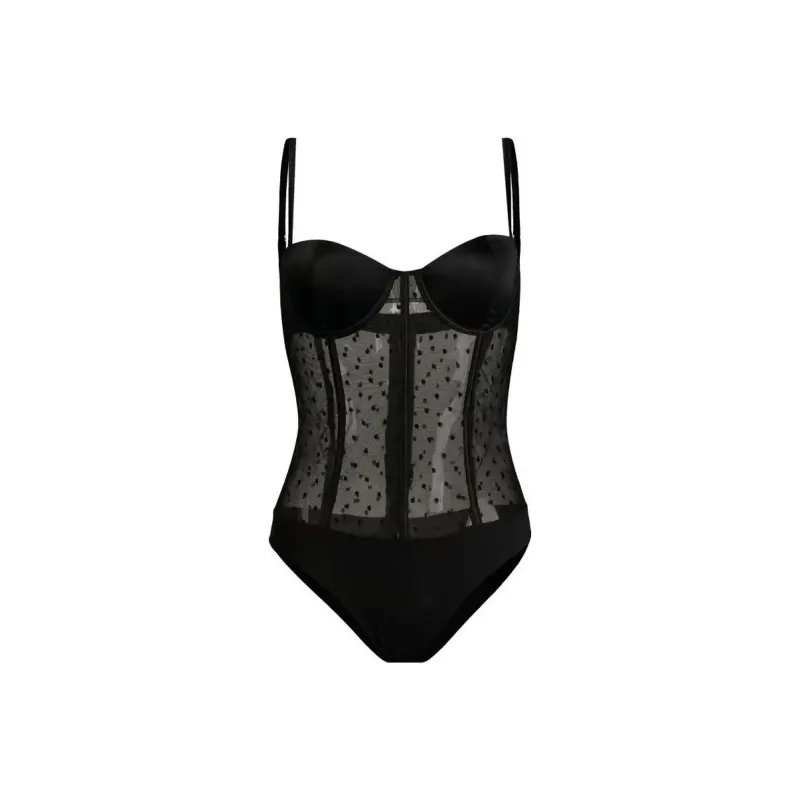 FLEUR DU MAL Bodysuits Women's Black-0