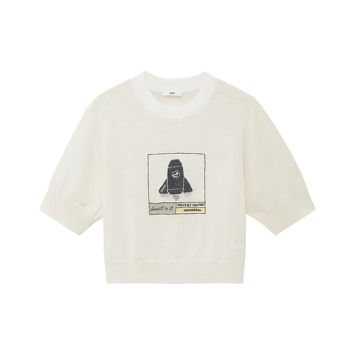 D'zzit T Shirts Women's White-0