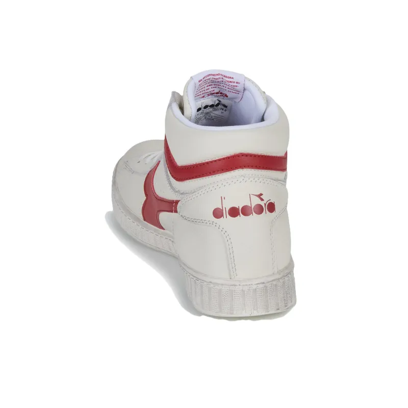 Diadora GAME L Wear resistant And Lightweight Mid Top Skateboard Shoes Men's Beige-4