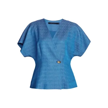 ROEYSHOUSE Shirt Women's Denim Blue
