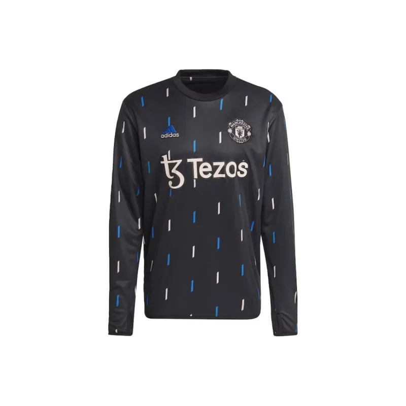 Adidas Manchester United Soccer Jerseys Men's Black-0