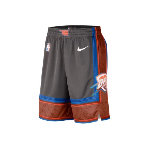 Nike x NBA Oklahoma Thunder Team Basketball Shorts Men's Black