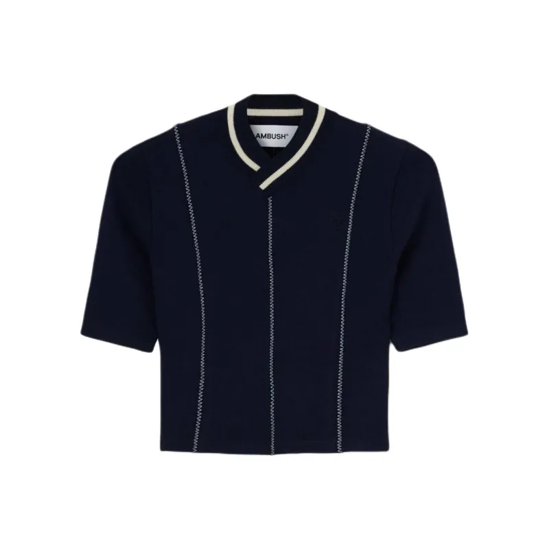 AMBUSH Contrasting Knitted Top-0