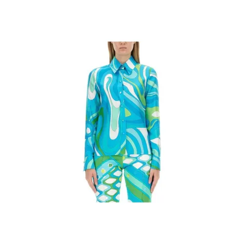 EMILIO PUCCI Marmo print Kaftan Silk Dress
