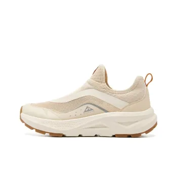 QIAODAN Breathable Quick Dry Low Top Trail Running Shoes Women's Beige