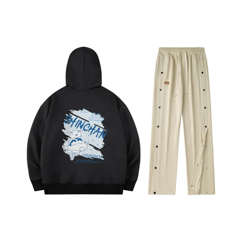 Crayon Shinchan Sweatshirt Set Unisex-30