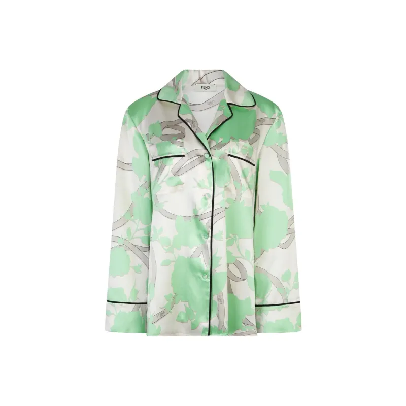 FENDI Shirts Women's Green-0