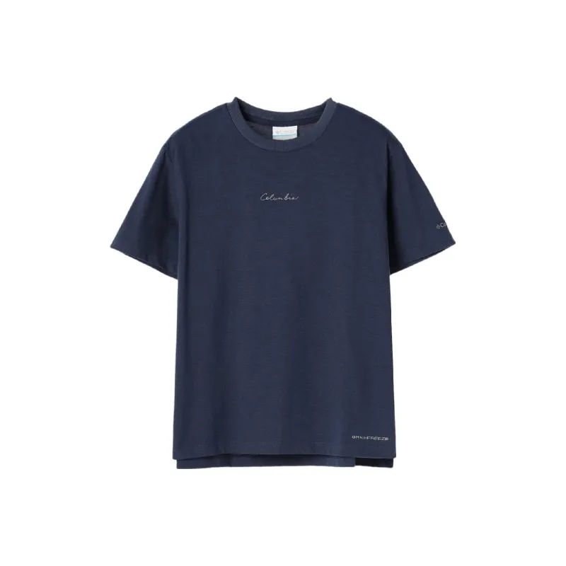 Columbia T Shirts Women's Navy Blue-0