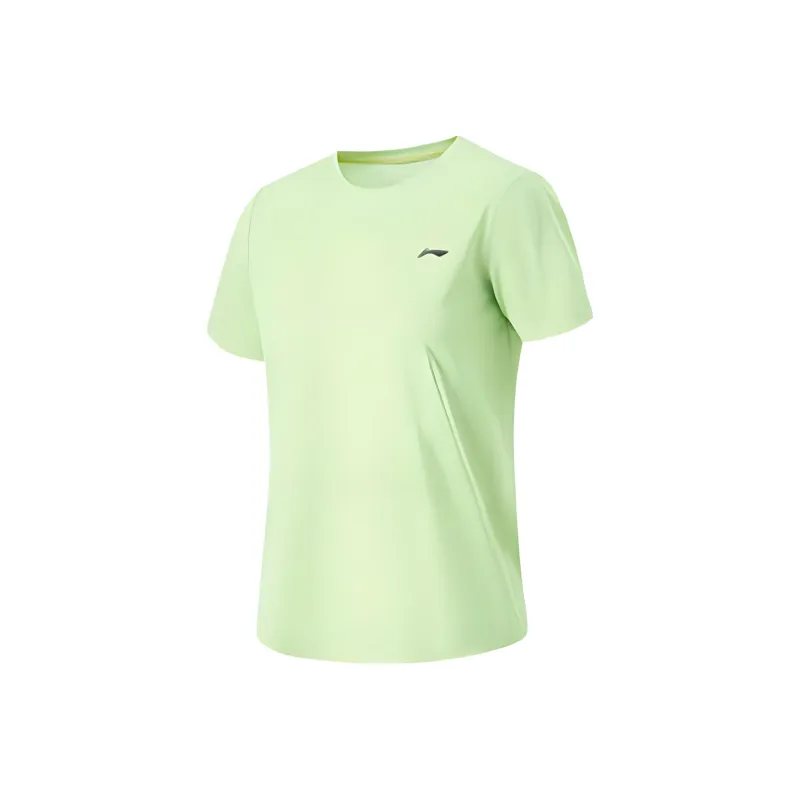 LiNing T Shirt Women's Light Lemon Yellow-0