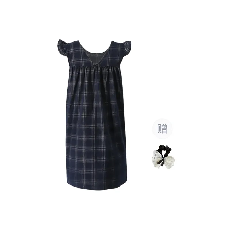 TUSHIFEI Short Sleeved Dress Women's Image Color-1