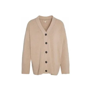 BARBOUR V-Neck Button-Up Cardigan