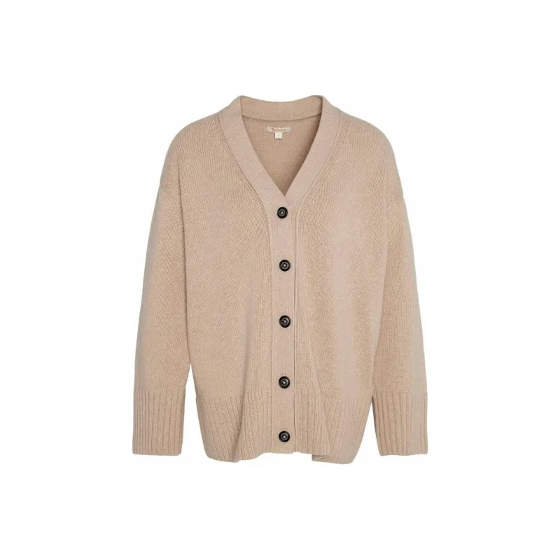 BARBOUR V-Neck Button-Up Cardigan-0