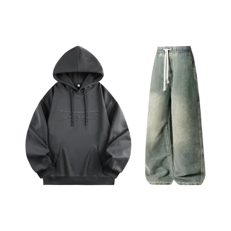 A.X.S.K Sweatshirt Sets Unisex-28