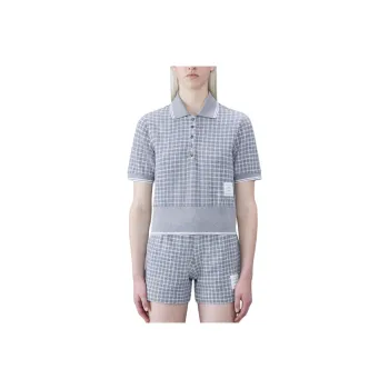 THOM BROWNE· Polo Shirt Women's Gray