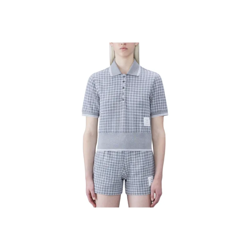 THOM BROWNE· Polo Shirt Women's Gray-0