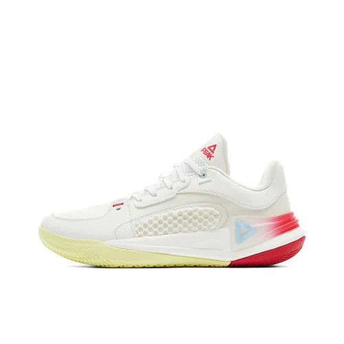 PEAK Hero 2 Low Top Basketball Shoes Men's White Red