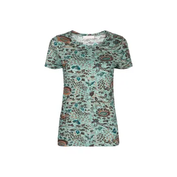Ulla Johnson Estelle Short sleeve Cotton T shirt