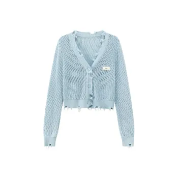 CHUU Knitted Fabric Cardigan Women's