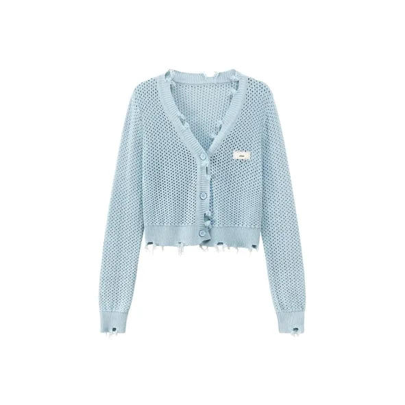 CHUU Knitted Fabric Cardigan Women's-0