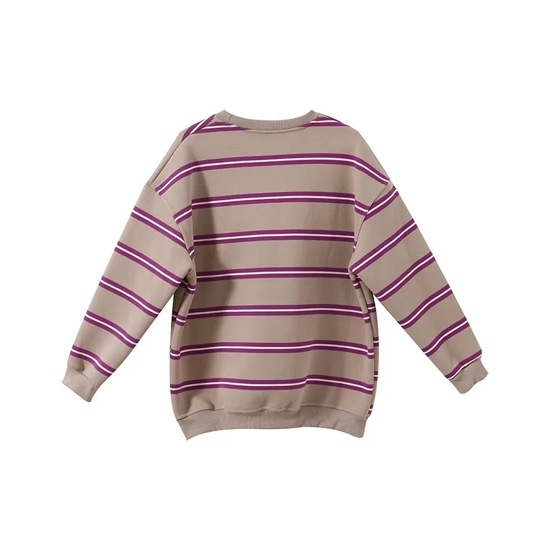 YUMOMO STAR Crew Neck Loose Fit Sweatshirt Spring And Autumn Women's-0