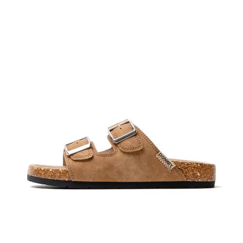 Mule Donkey Slip Resistant Slide Slippers Women's Desert Brown